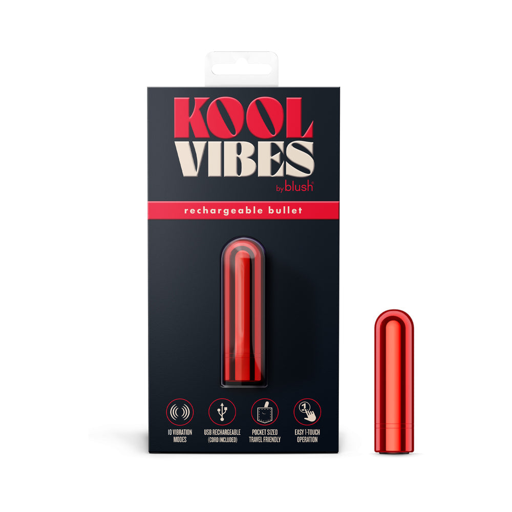 Blush Kool Vibes Mini Rechargeable Bullet - Cherry