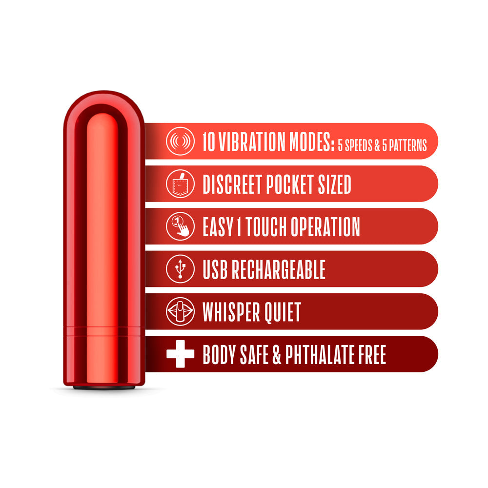 Blush Kool Vibes Mini Rechargeable Bullet - Cherry