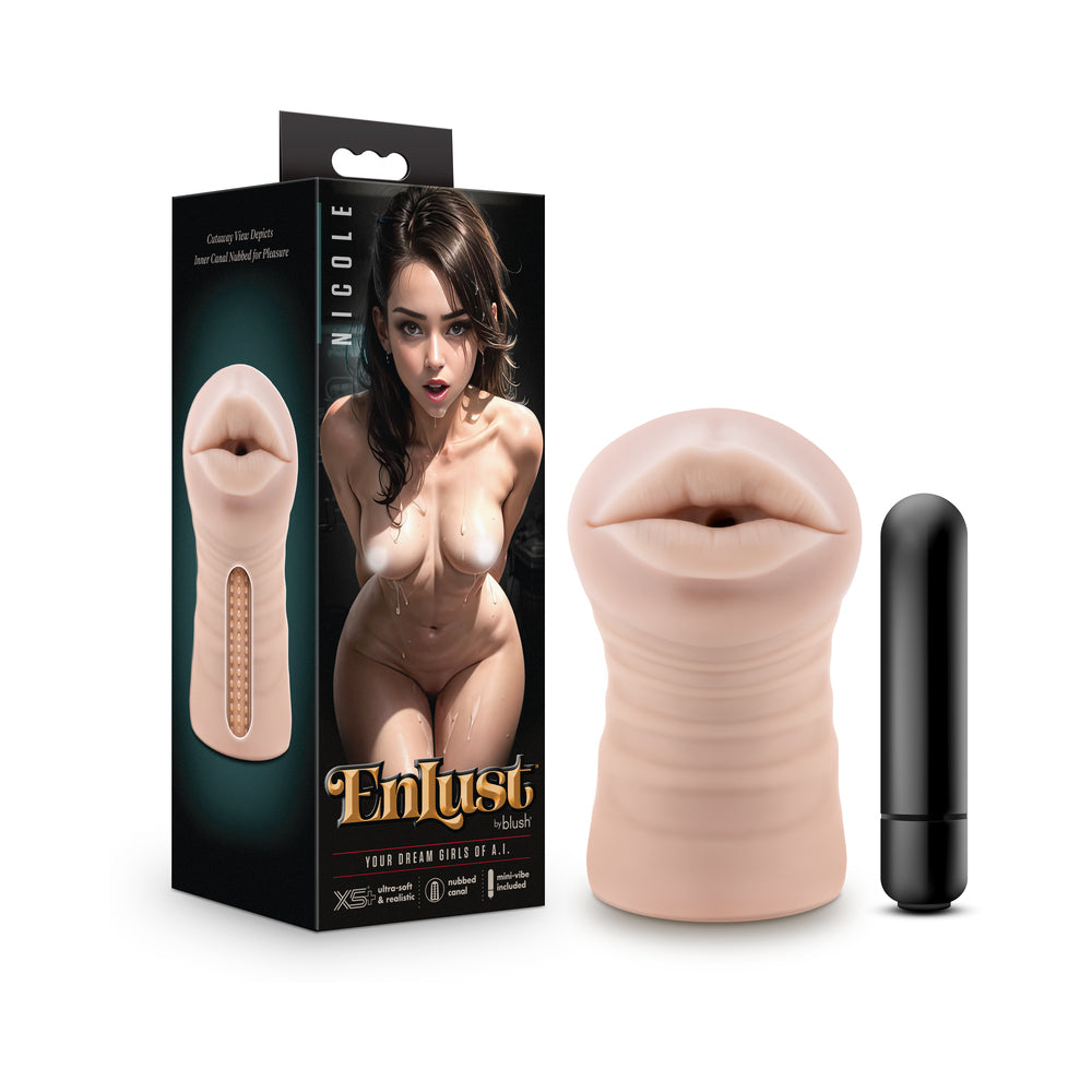 EnLust Vibrating Stroker Nicole-Beige