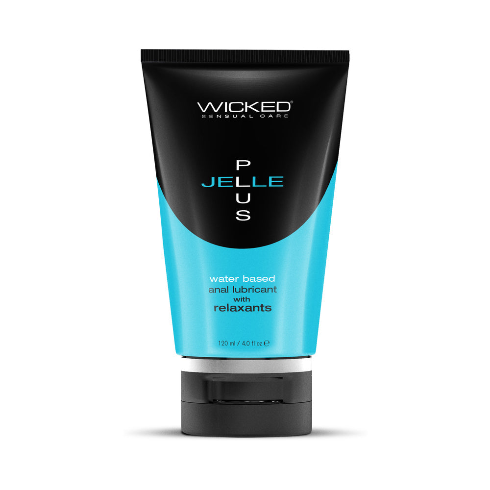 Wicked Sensual Care Aqua Jelle Plus Anal Lubricant with Relaxants 4oz