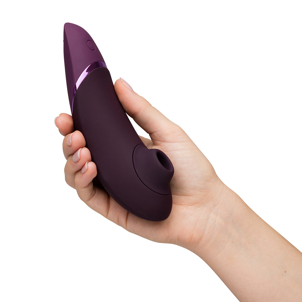 Womanizer Next 3D Climax Control Pleasure Air - Dark Purple