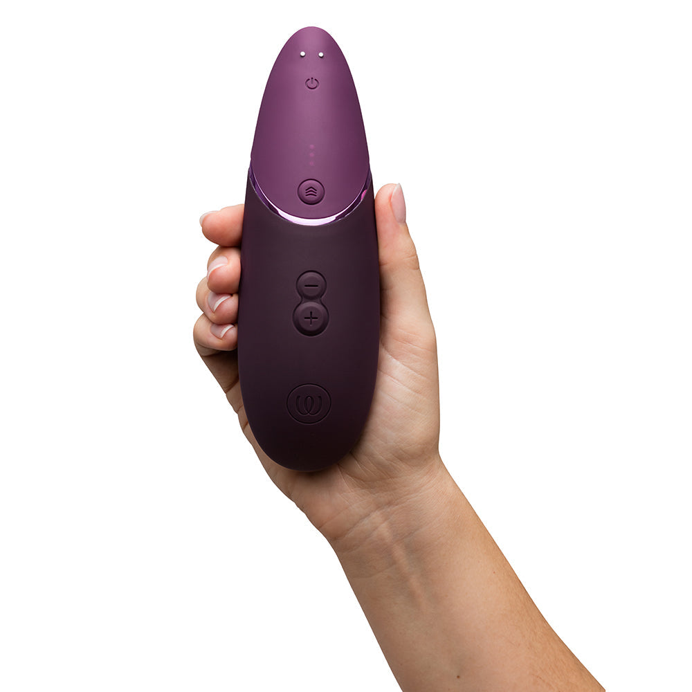 Womanizer Next 3D Climax Control Pleasure Air - Dark Purple