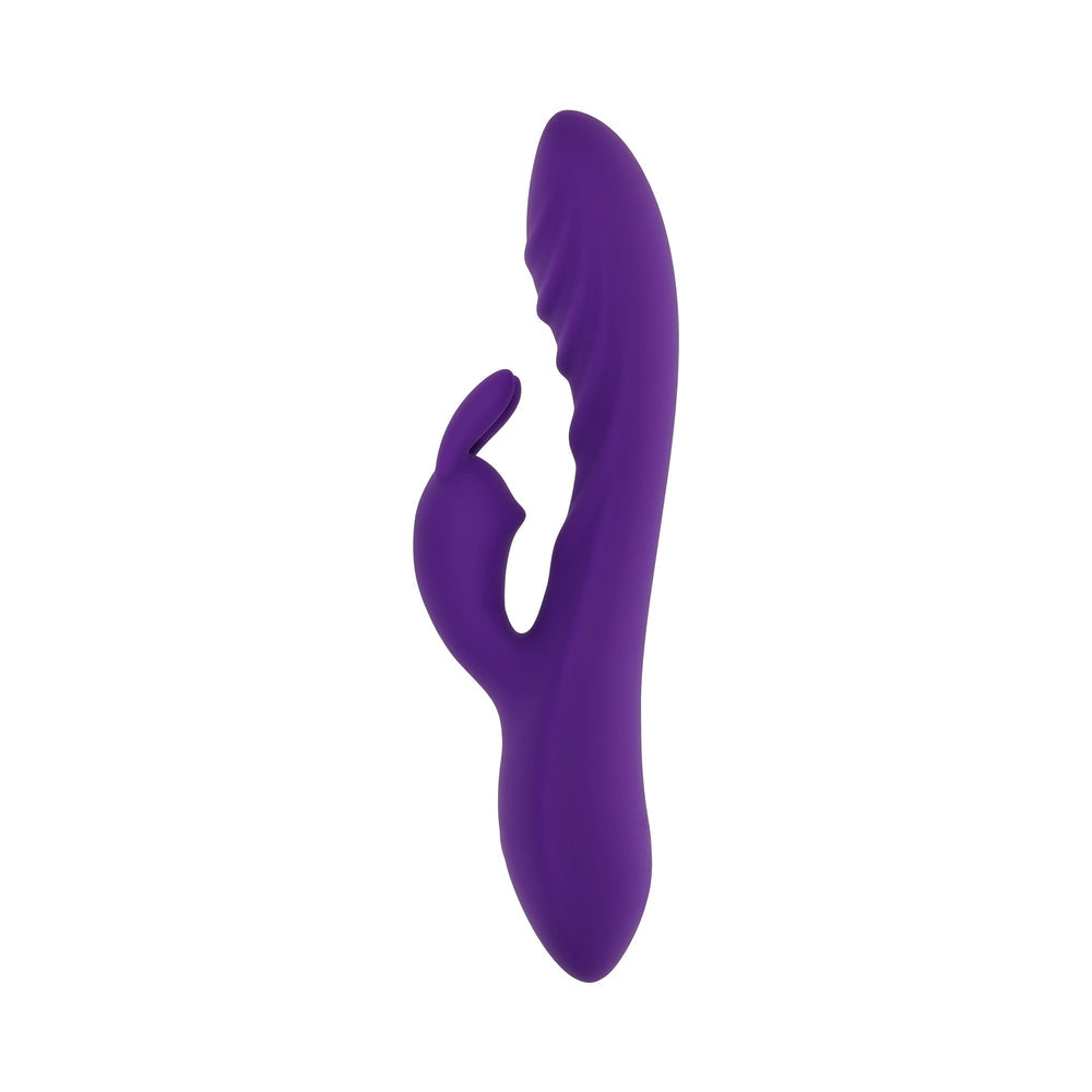Evolved Wavy Rabbit Vibrator - Purple