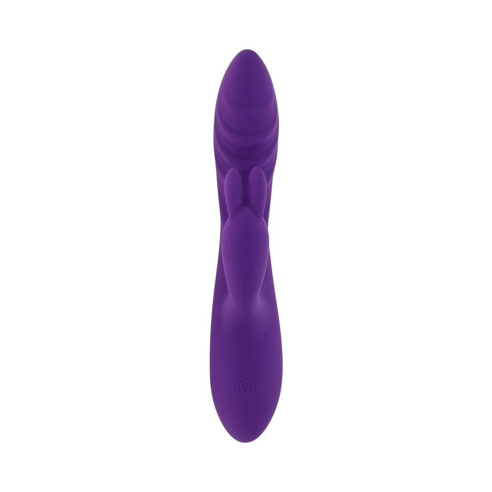 Evolved Wavy Rabbit Vibrator - Purple