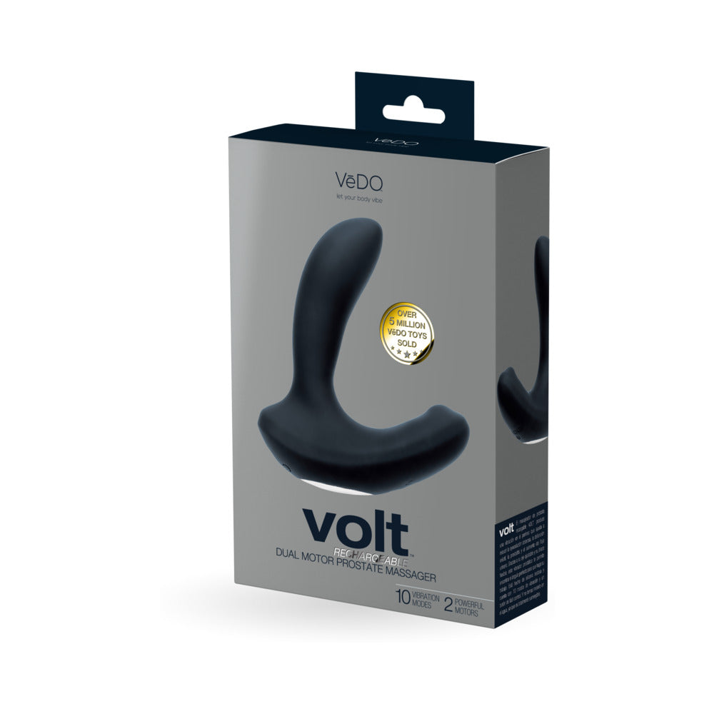 VeDo Volt Rechargeable Prostate Vibe - Black