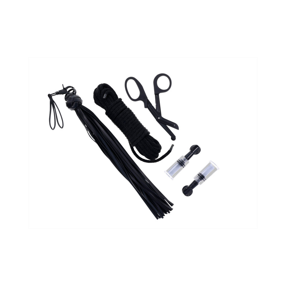 Sportsheets Tied & Twisted Bondage Set - Black