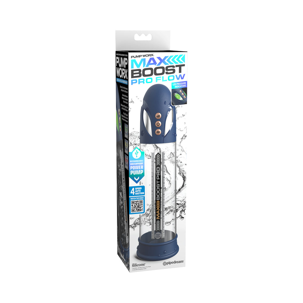 Pump Worx Max Boost Pro Flow-Blue/Clear