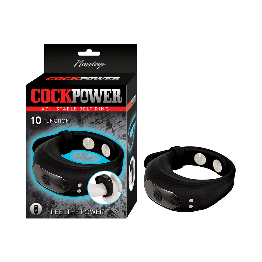 Cockpower Adjustable Belt Ring - Black