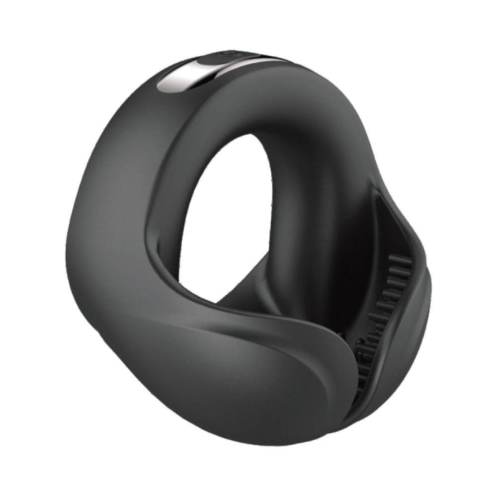 Cockpower Scrotum Hugger Cock Ring - Black