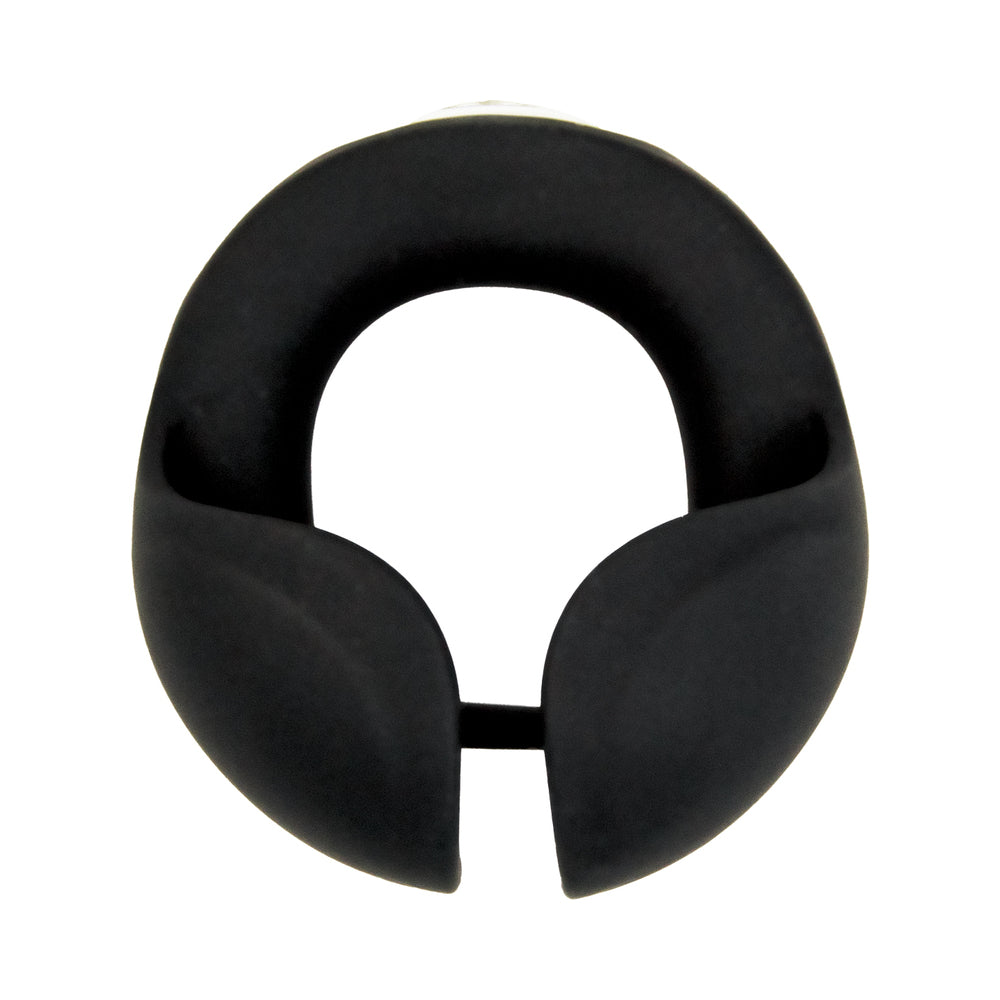 Cockpower Scrotum Hugger Cock Ring - Black
