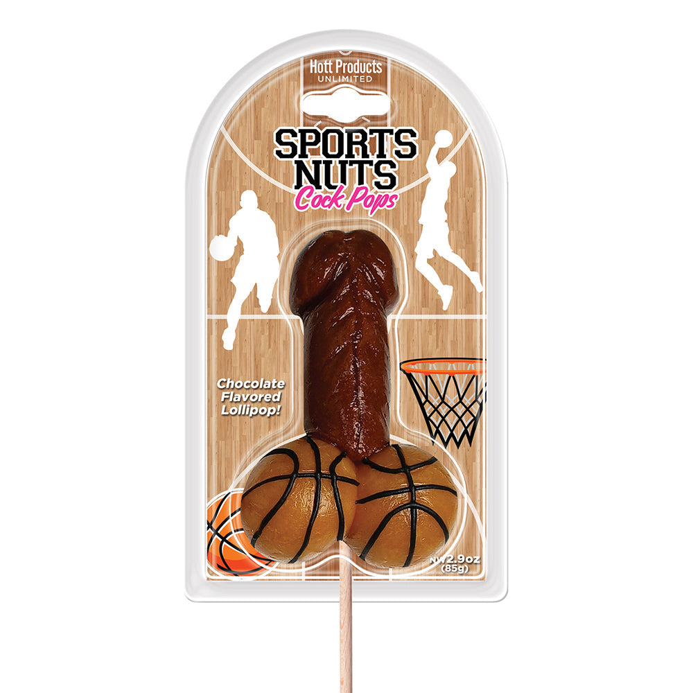 Sports Nuts Cock Pop Basketballs - Chocolate