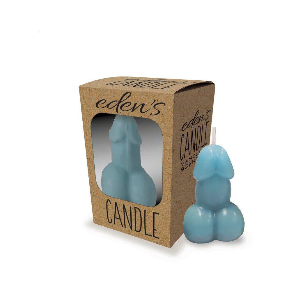 Eden's Penis Candle - Blue - Vanilla