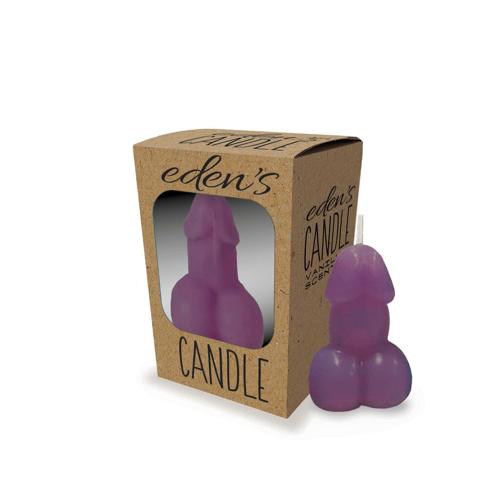 Eden's Penis Candle - Purple - Vanilla