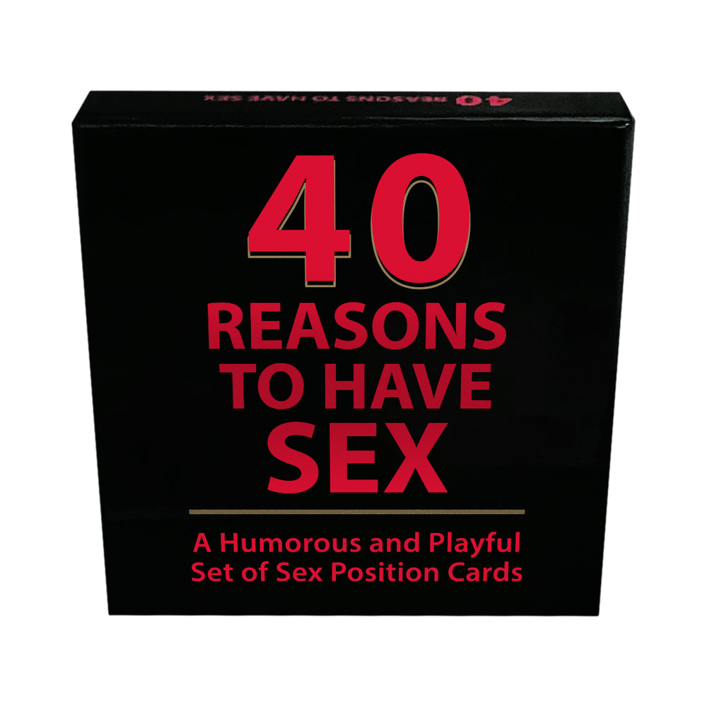 40 Reasons to Have Sex