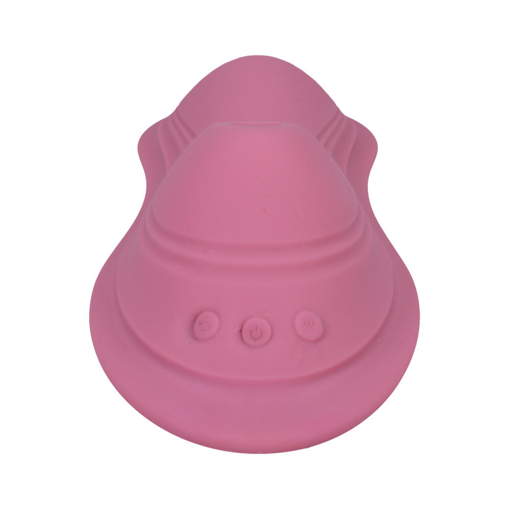 iRide Pleasure Seat Suck Stimulator Rechargeable w/Wireless Remote - Dusty Pink