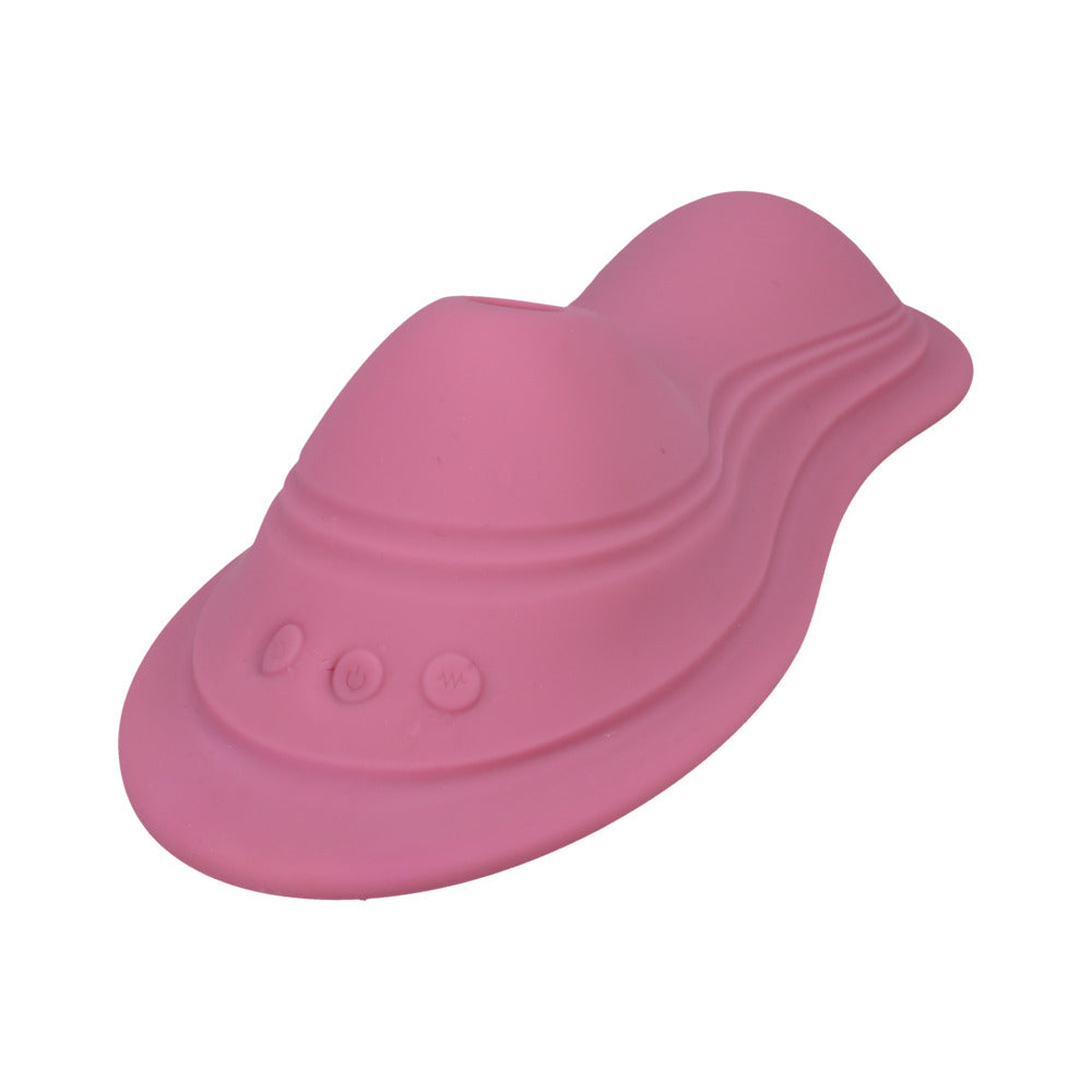 iRide Pleasure Seat Suck Stimulator Rechargeable w/Wireless Remote - Dusty Pink