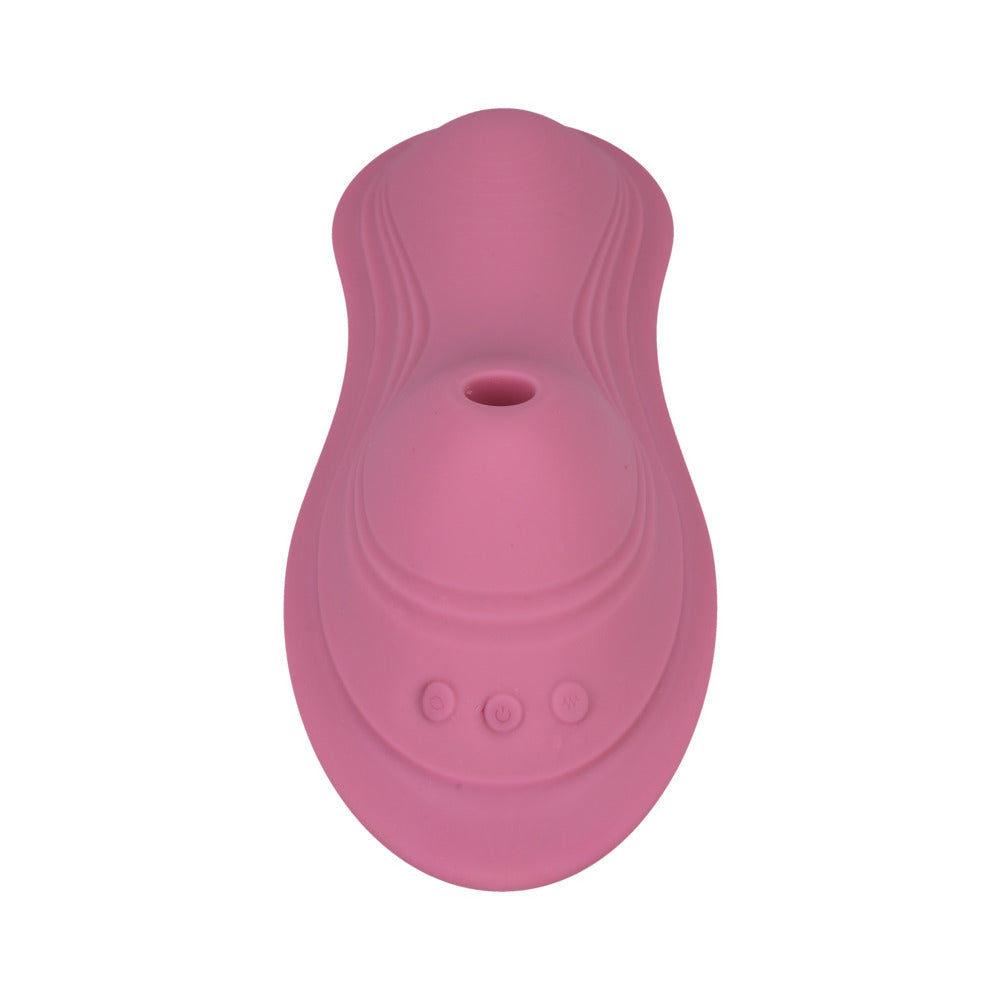 iRide Pleasure Seat Suck Stimulator Rechargeable w/Wireless Remote - Dusty Pink