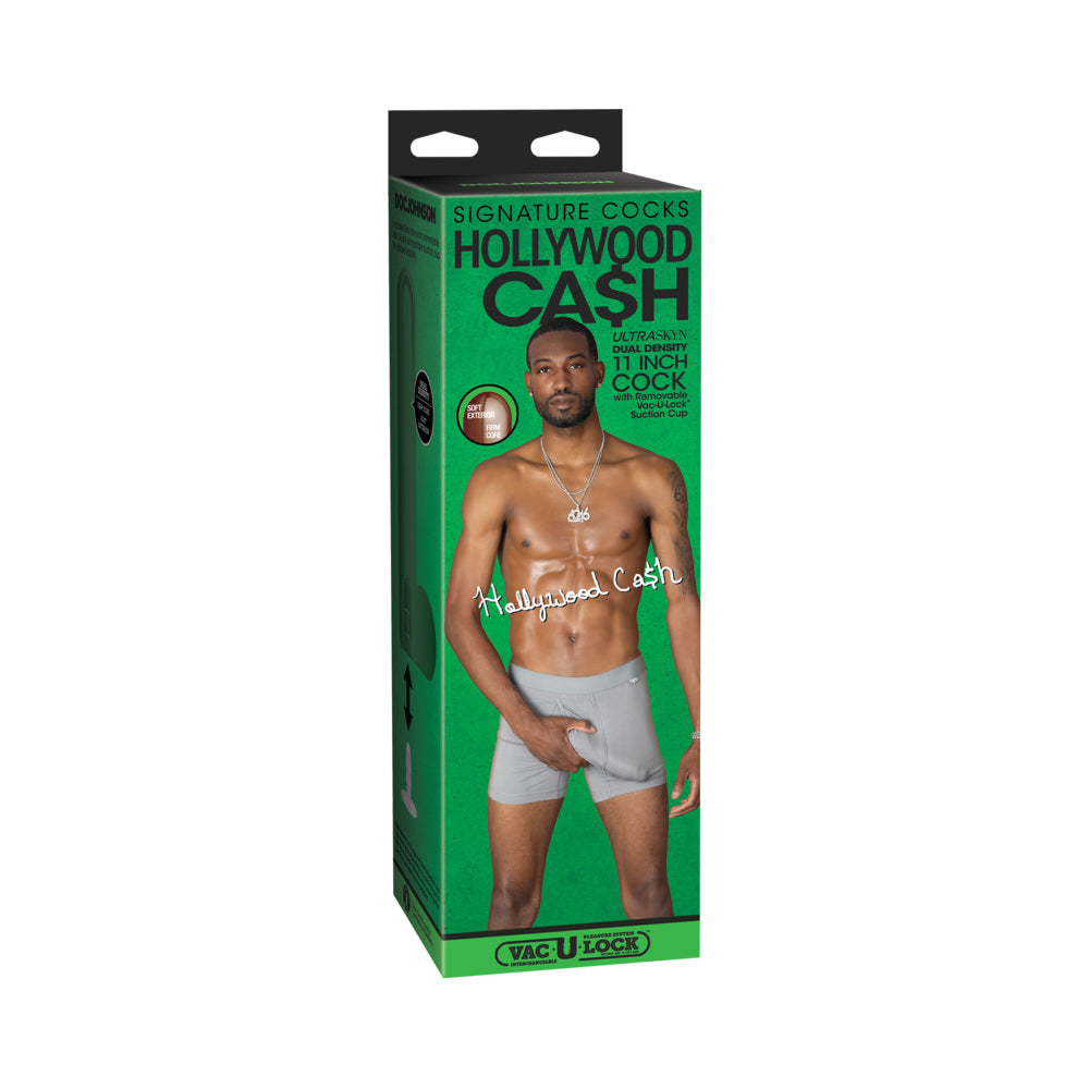Signature Cocks ULTRASKYN 11" Cock w/Removable Vac-U-Lock Suction Cup - Hollywood Cash