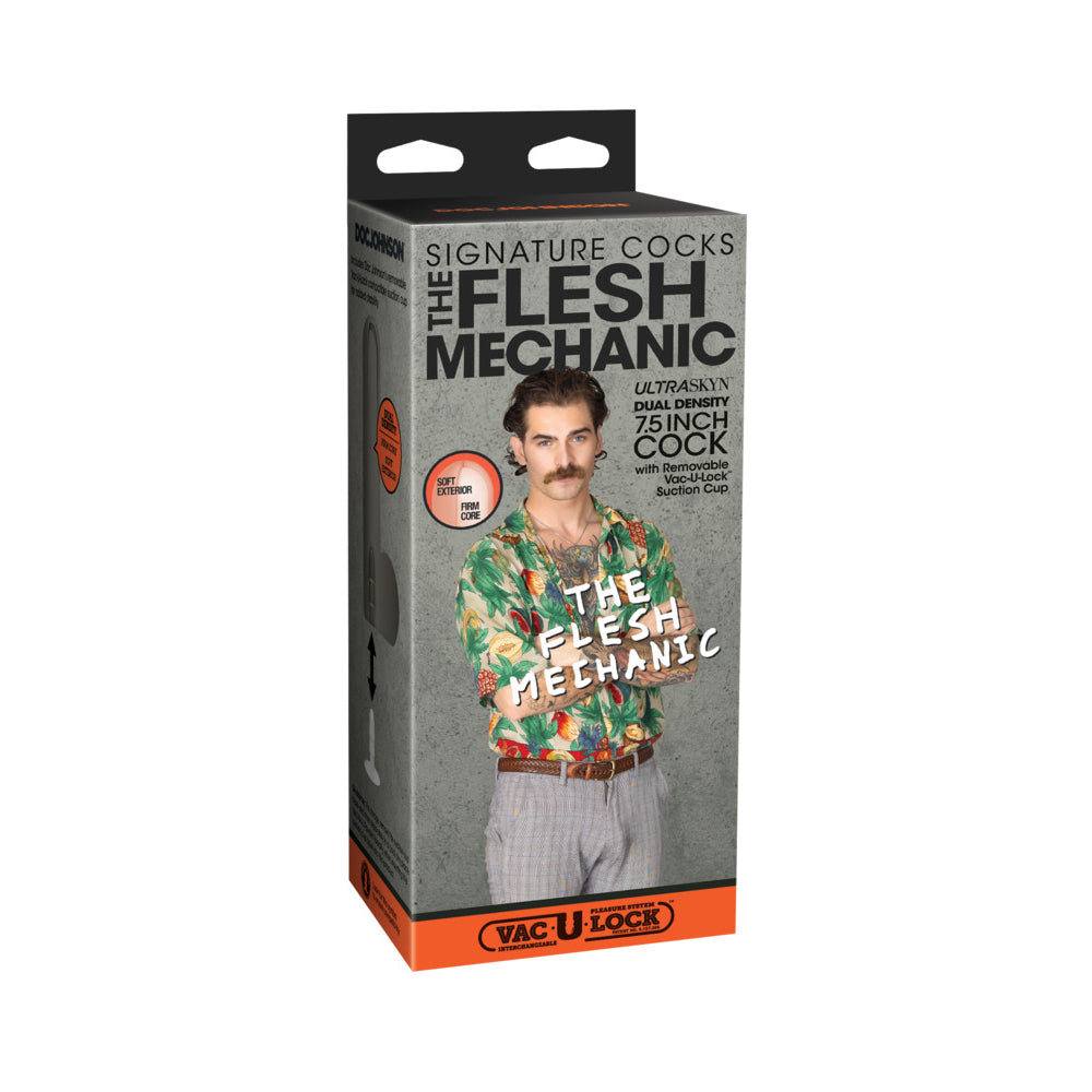 Signature Cocks ULTRASKYN 7.5" Cock w/Removable Vac-U-Lock Suction Cup - The Flesh Mechanic