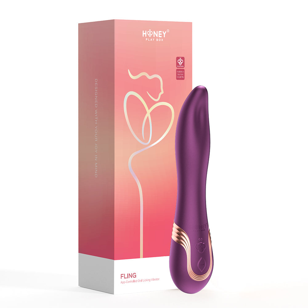 Honey Play Box Fling Tongue Like Oral Licking Vibrator