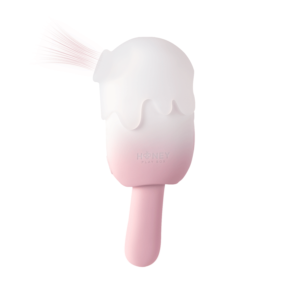 Honey Play Box Bite Me Cream Pop Stimulator-Pink