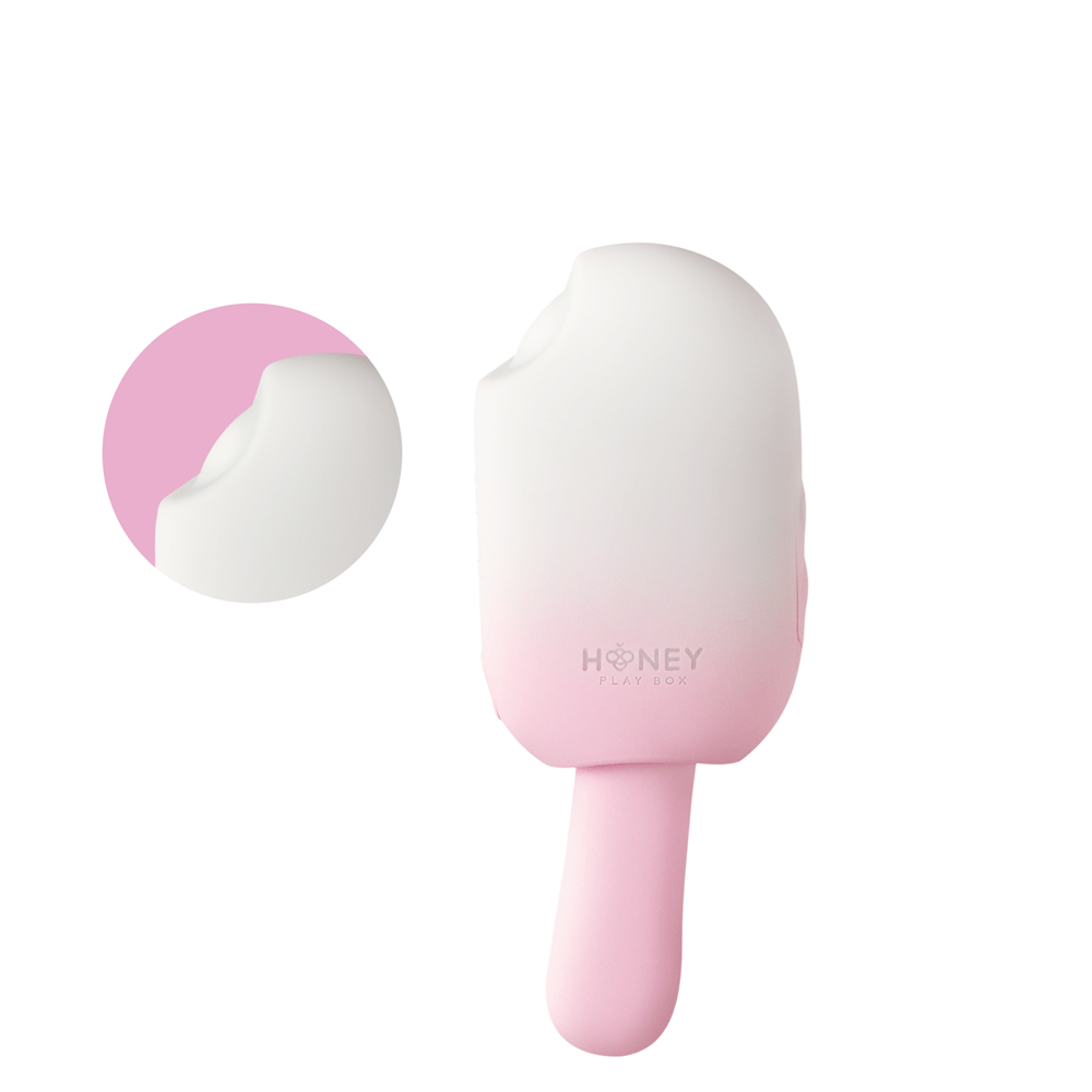 Honey Play Box Bite Me Cream Pop Stimulator-Pink