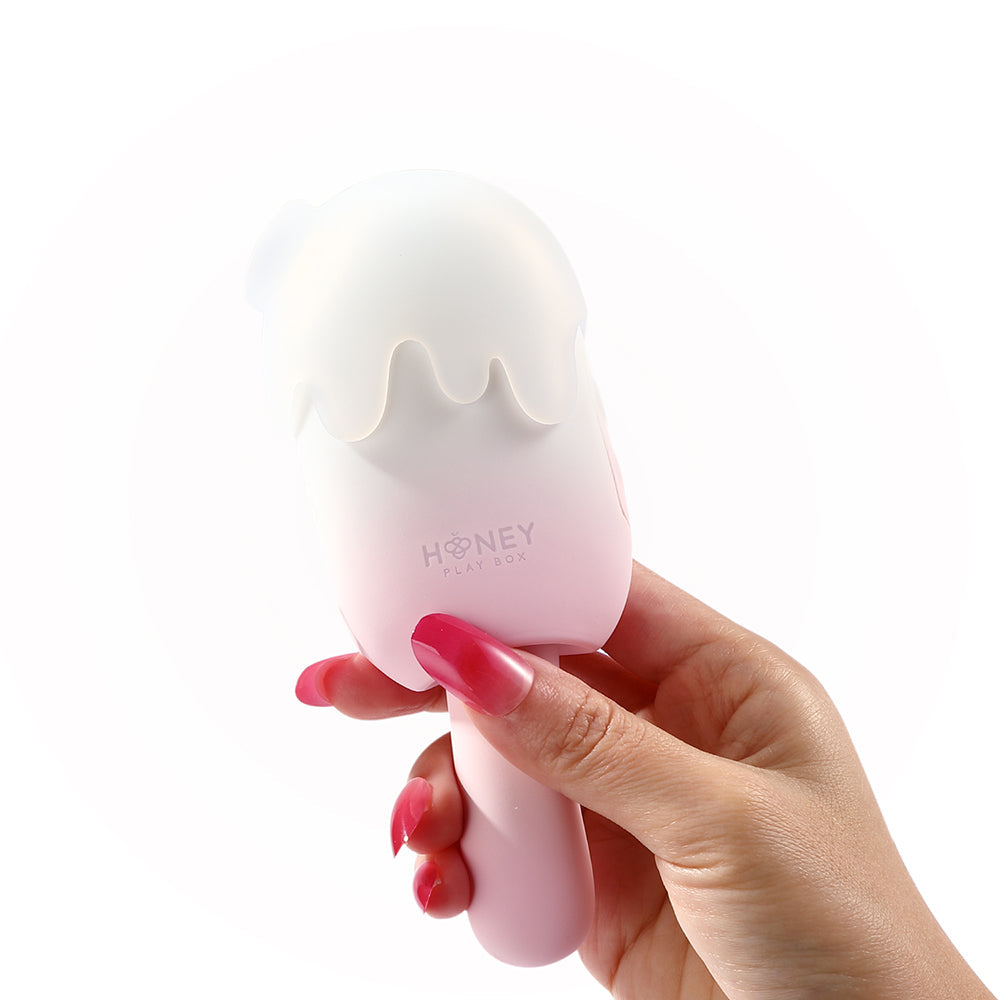 Honey Play Box Bite Me Cream Pop Stimulator-Pink