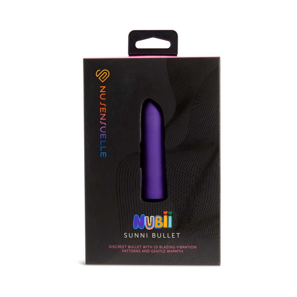 Nu Sensuelle Sunni Nubii Warming Bullet - Purple