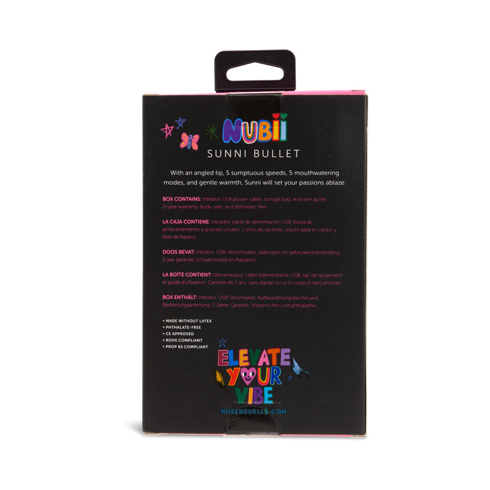 Nu Sensuelle Sunni Nubii Warming Bullet - Purple