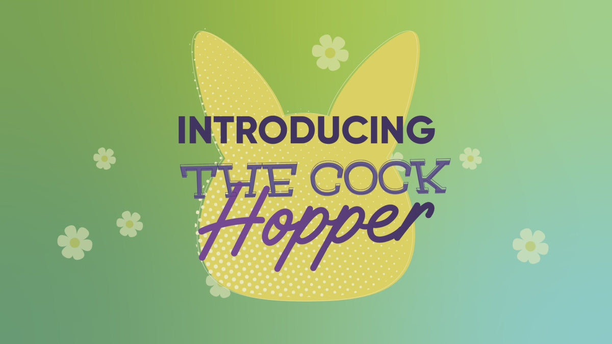 Natalie's Toy Box The Cock Hopper Cock Ring & Bullet Vibrator - Purple