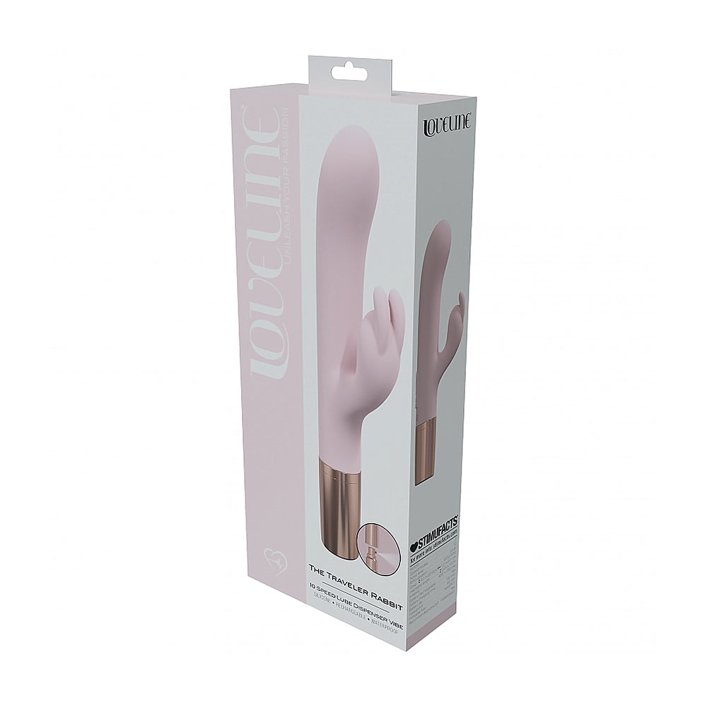 Shots Loveline Traveler Rabbit Vibrator - Pink