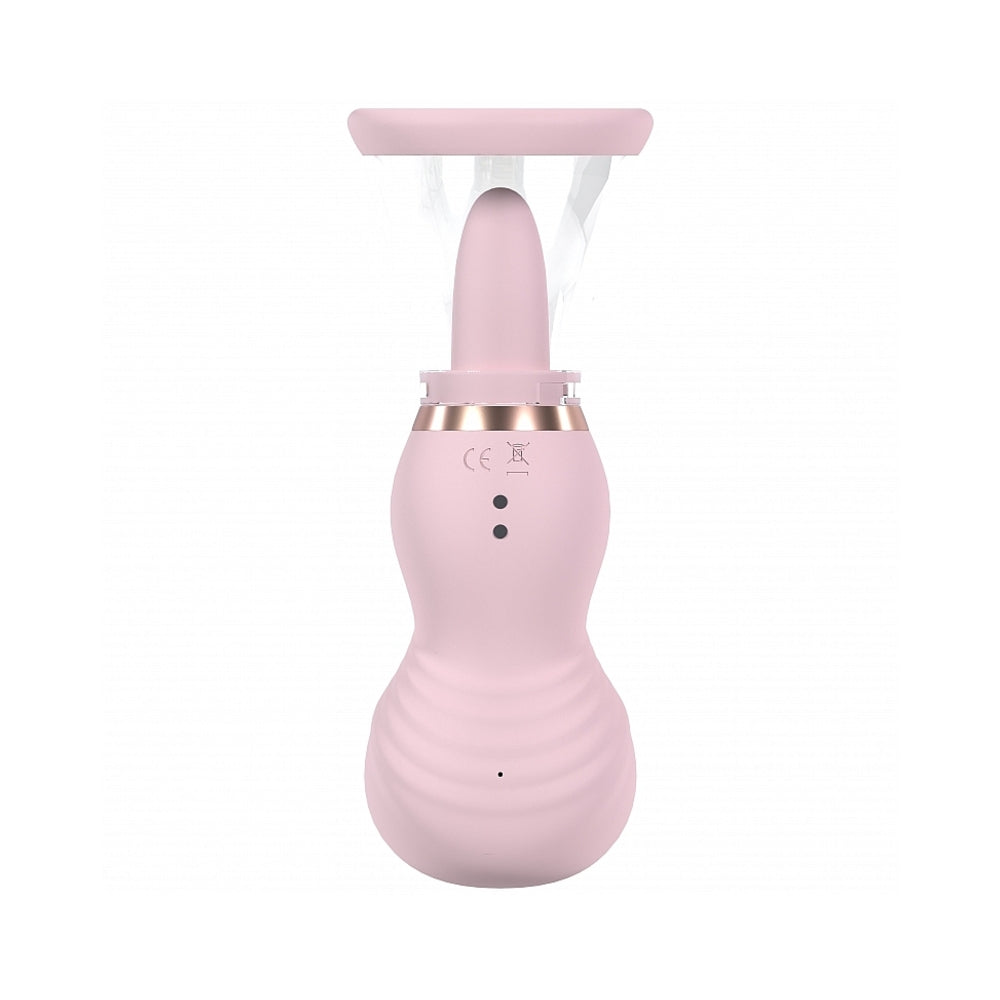 Shots Pumped Sensual Rechargeable Vulva & Breast Pump - Pink