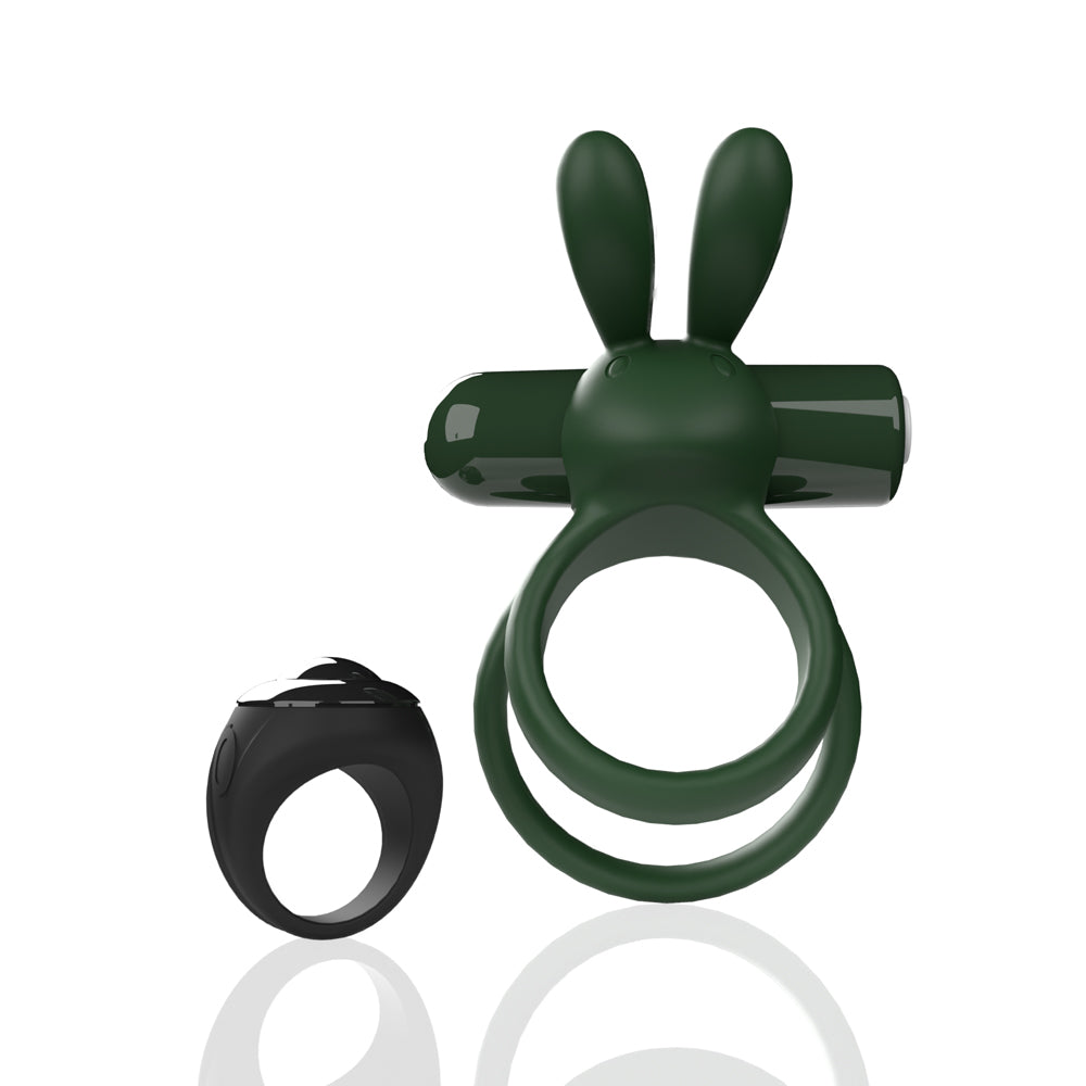 Screaming O Ohare Remote Controlled Vibrating Ring - XL Green