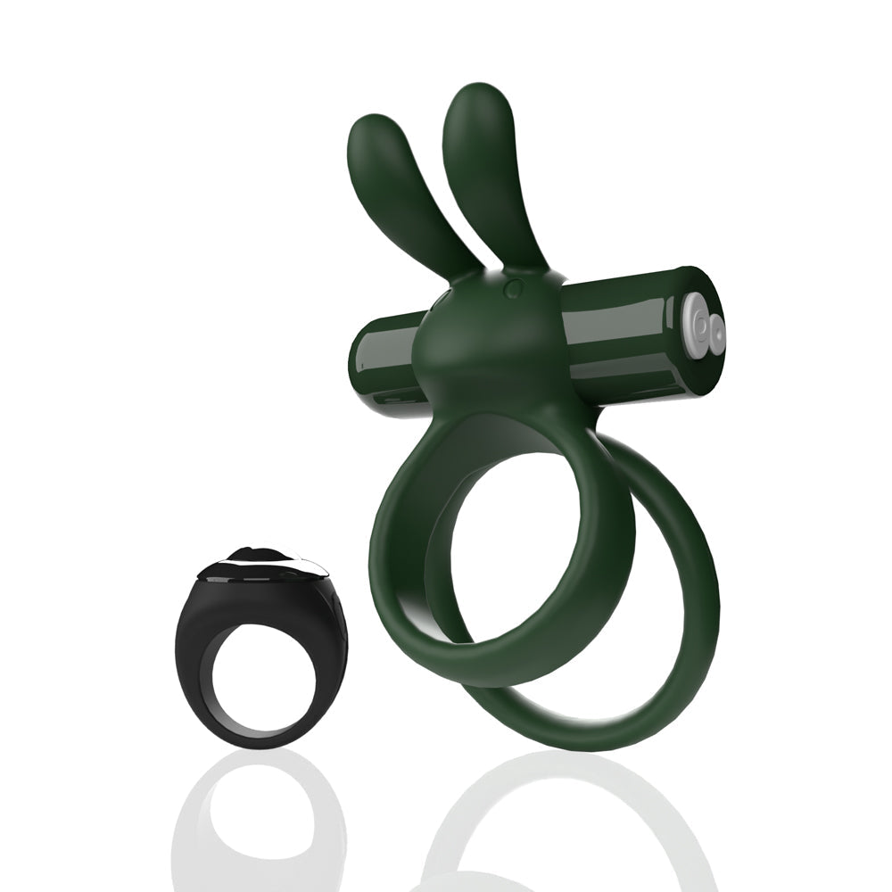 Screaming O Ohare Remote Controlled Vibrating Ring - XL Green