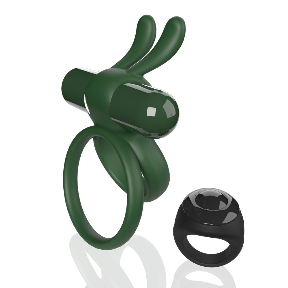 Screaming O Ohare Remote Controlled Vibrating Ring - XL Green