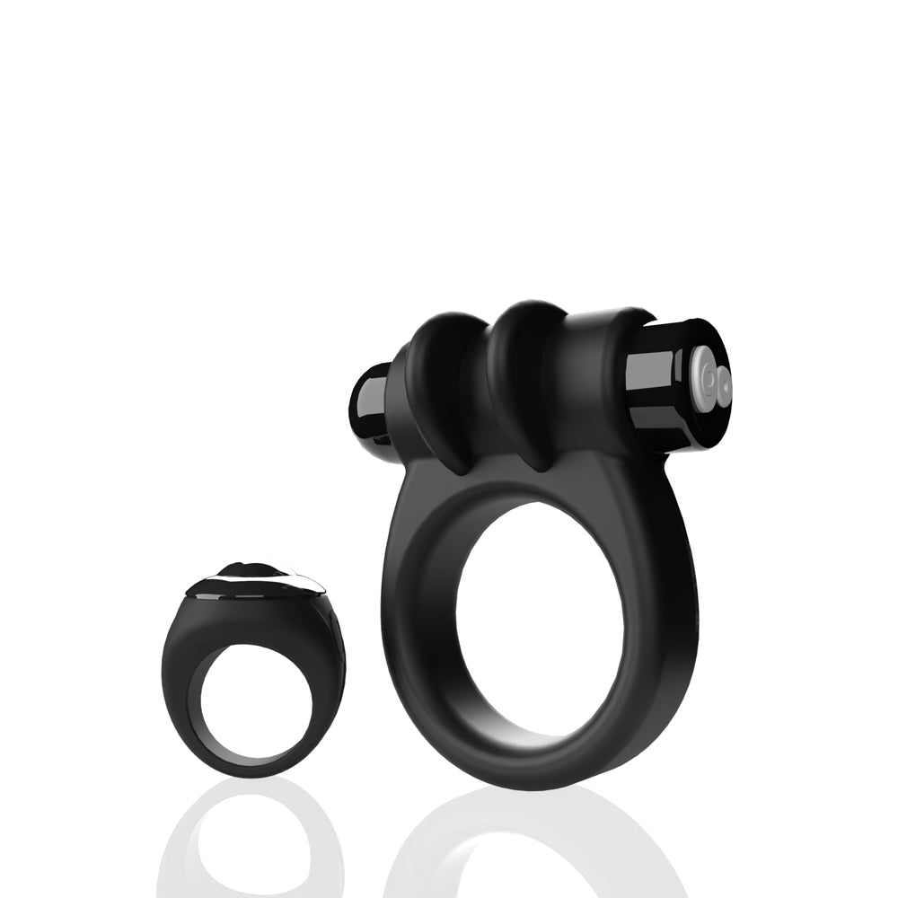 Screaming O Switch Remote Controlled Vibrating Ring - Black