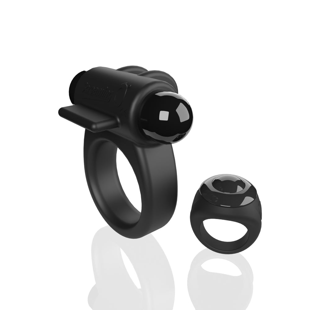 Screaming O Switch Remote Controlled Vibrating Ring - Black