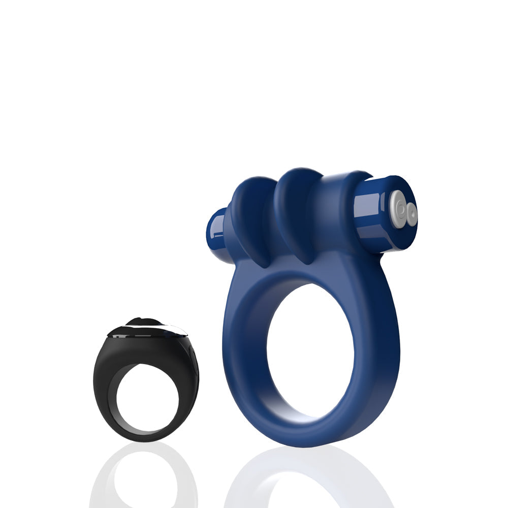 Screaming O Switch Remote Controlled Vibrating Ring - Blue