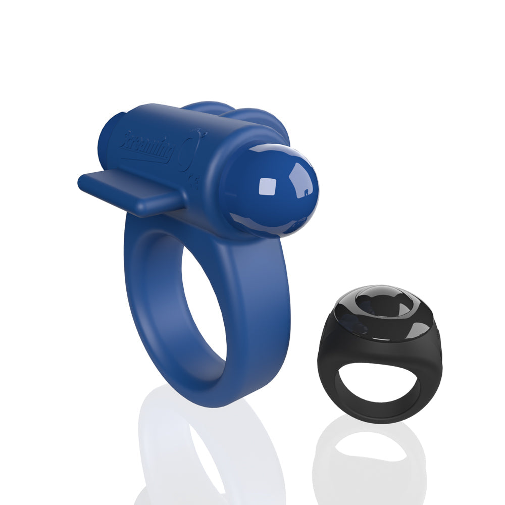 Screaming O Switch Remote Controlled Vibrating Ring - Blue