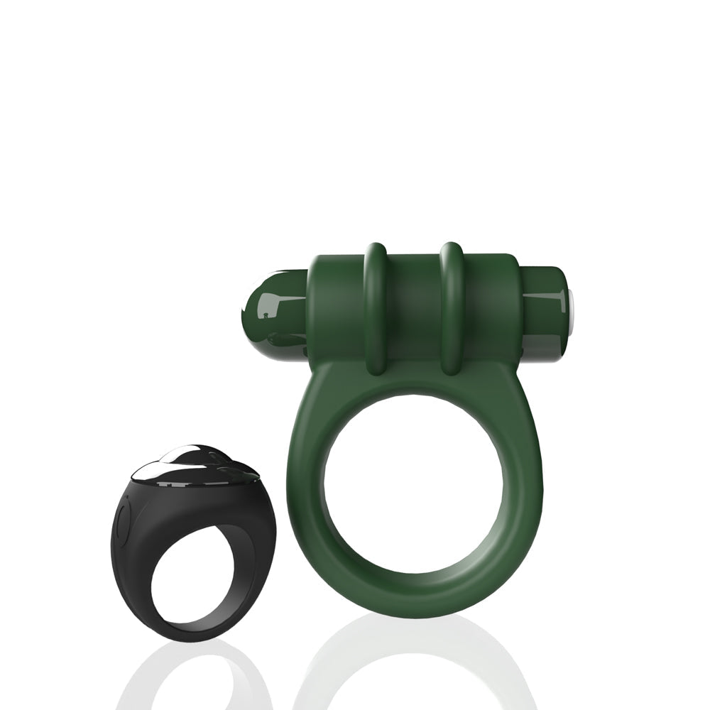 Screaming O Switch Remote Controlled Vibrating Ring - Green