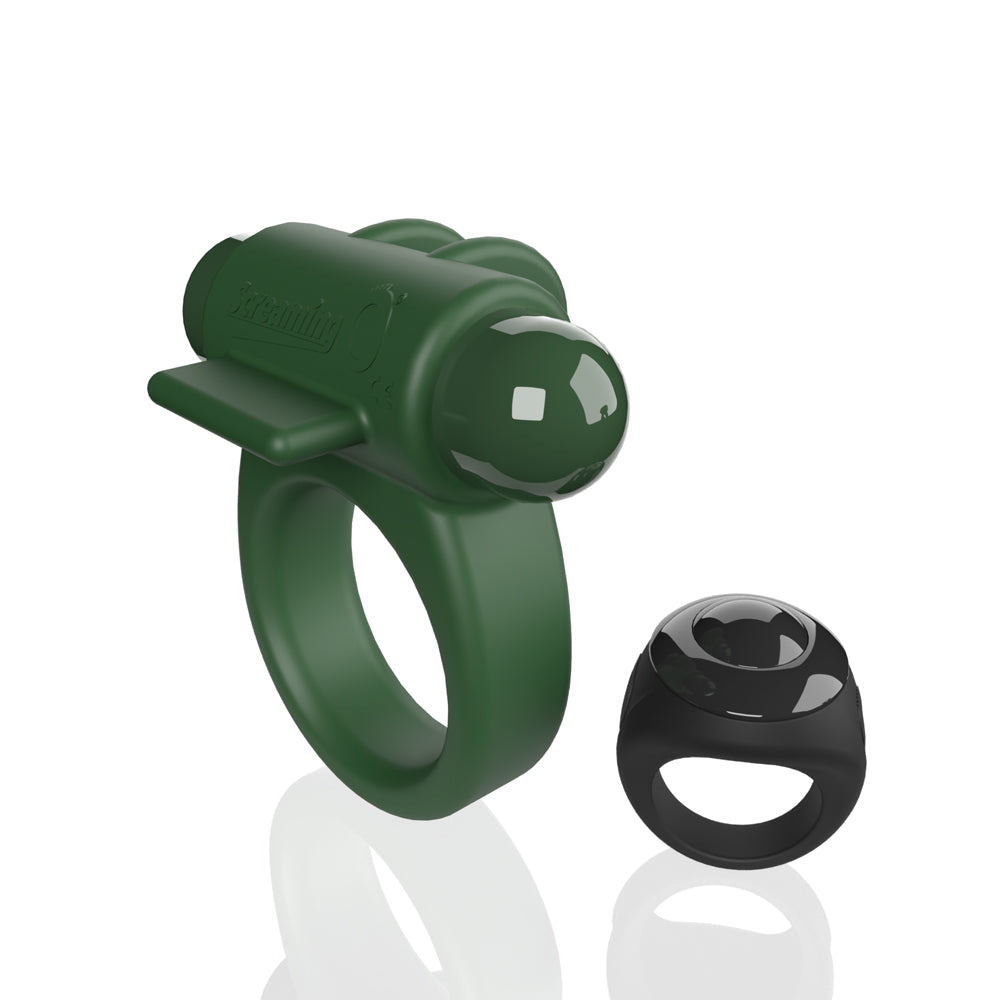 Screaming O Switch Remote Controlled Vibrating Ring - Green