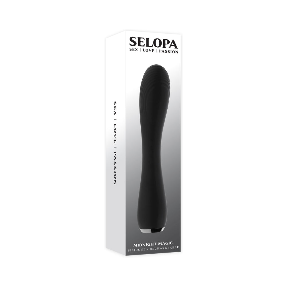 Selopa Midnight Magic Flexible Vibrator - Black