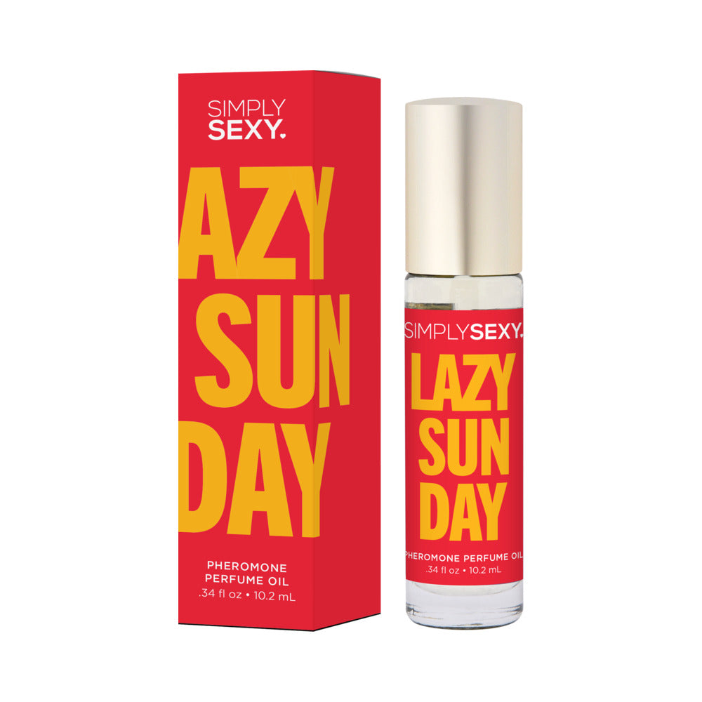 Simply Sexy Affirmations Pheromone Perfume Oil Roll-On Lazy Sunday 0.34oz