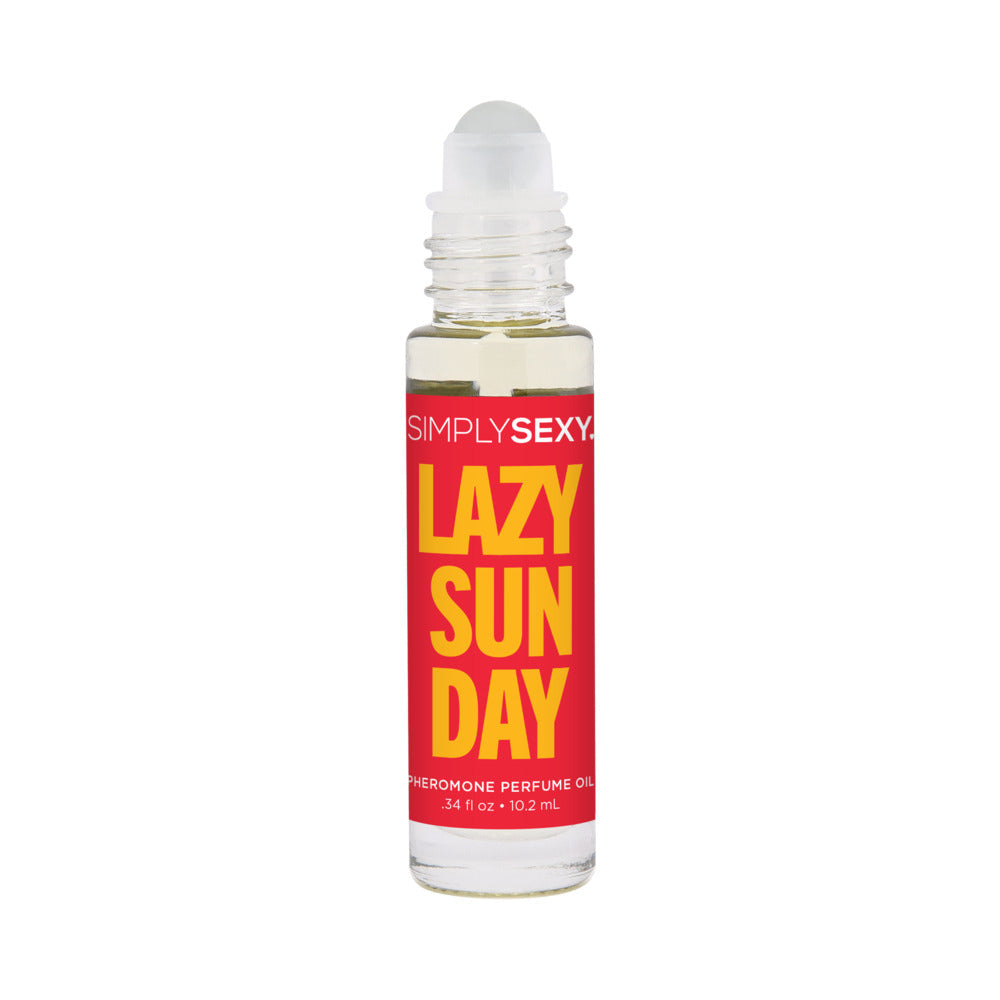 Simply Sexy Affirmations Pheromone Perfume Oil Roll-On Lazy Sunday 0.34oz
