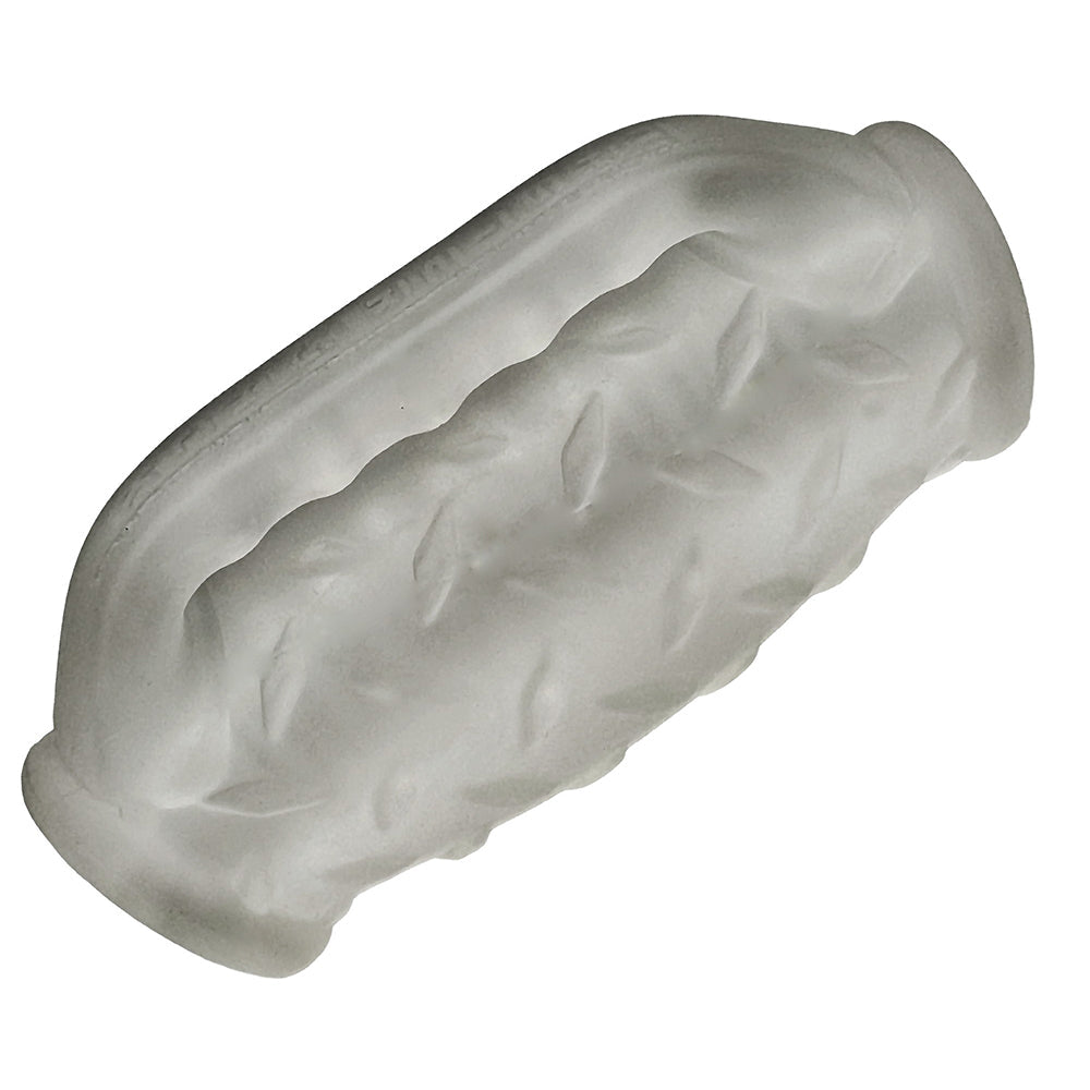 Oxballs MasterJack Double Penetration Stroker - Jo Clear Ice