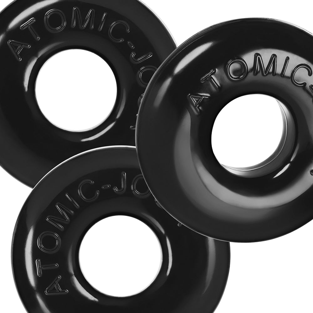 Oxballs Ringer Max 3 Pack Cockrings - Black