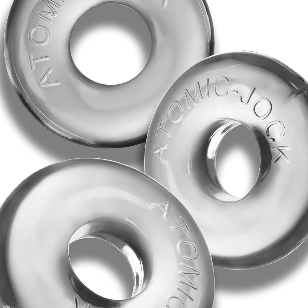 Oxballs Ringer Max 3 Pack Cockrings - Clear