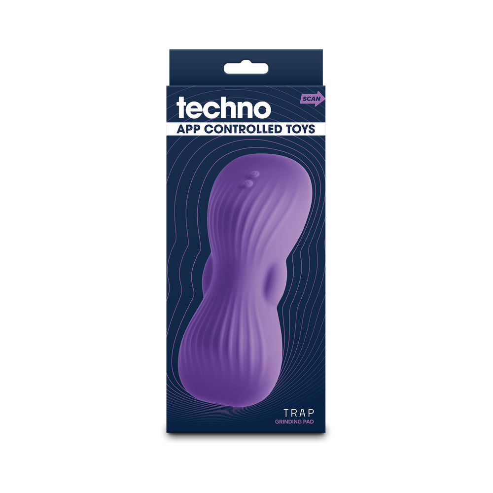 Techno Trap App Controlled Vibrating Grinding Pad - Purple