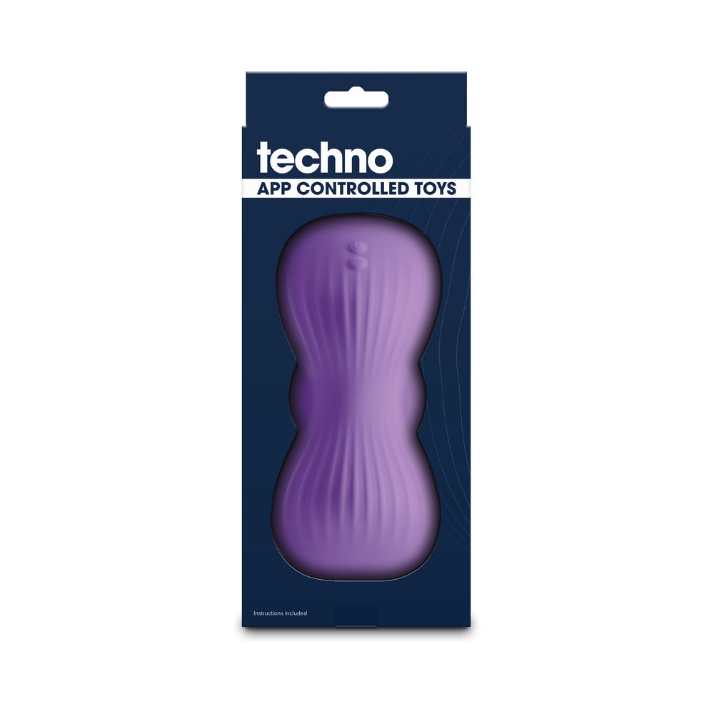Techno Trap App Controlled Vibrating Grinding Pad - Purple