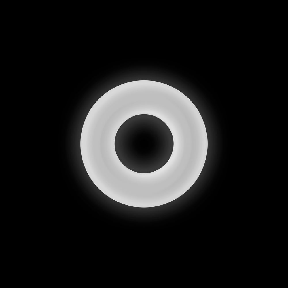 Firefly Bubble Ring Medium-White